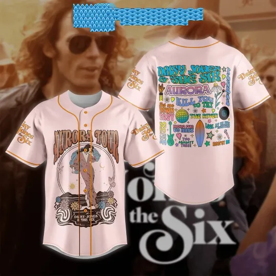Discover Aurora Tour Daisy Jones And The Six Baseball Jersey