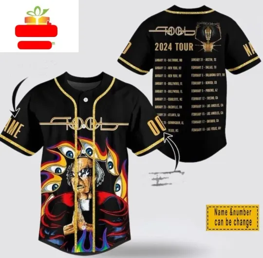 Discover Tour Baseball Jersey Custom Name Number Band Shirt reprint Hot New