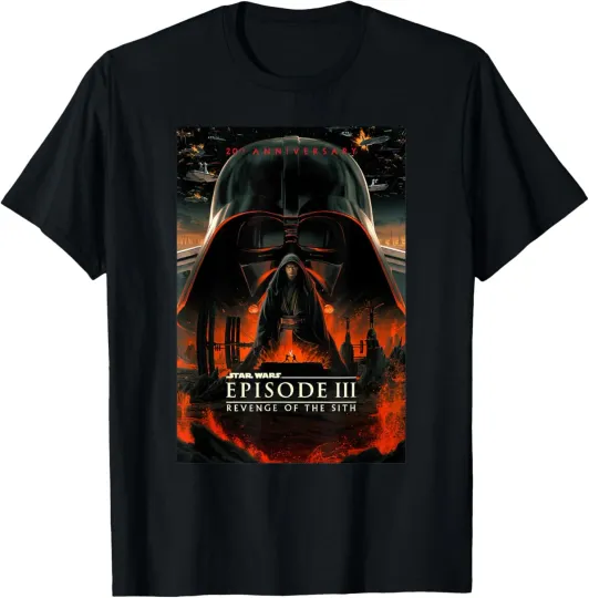 Discover Starr Warss 20th Anniversary Episode III Epic T-Shirt