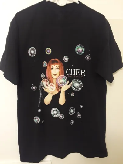 Discover Cher Millennium Tour Believe 1999 Gift For Fan Black All Size Unisex Shirt