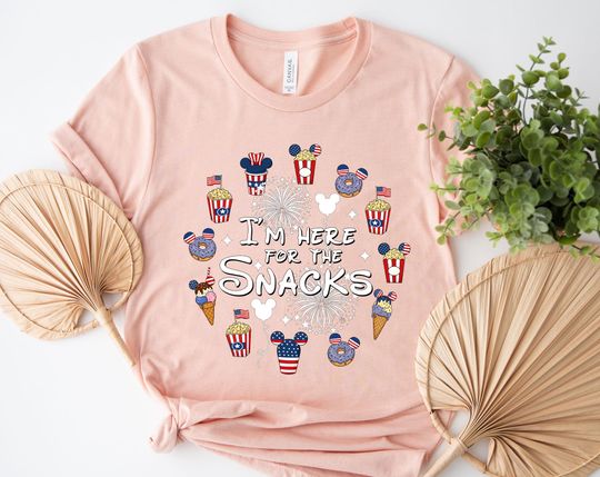 Discover Disneyyy I'm Here For Snacks Shirt, Disneyyy Couple Vacation Shirt, Disneyyy Trip Shirt