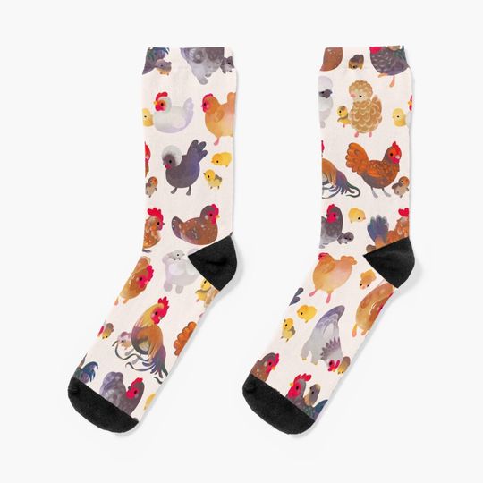 Discover Chicken and Chick Socks