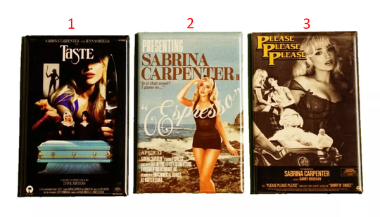 Discover Sabrina Carpenter Mini Poster Locker Magnets Fridge Magnet Espresso