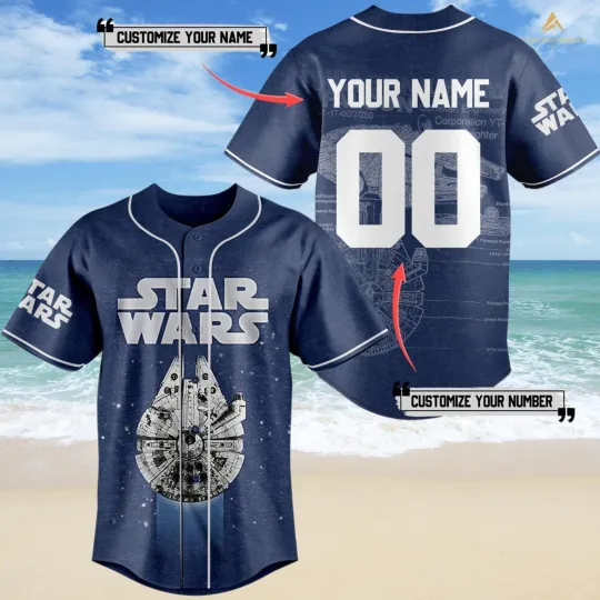 Discover Personalized Starr Warss Baseball Jersey Episode III Anniversary Shirt Revenge Of