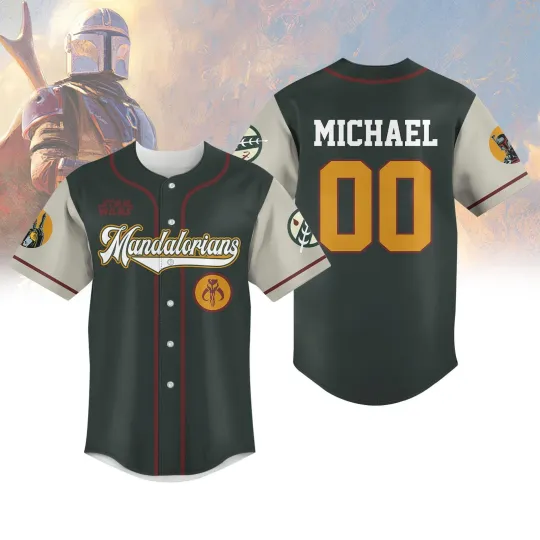 Discover Mandalorians Baseball Jersey Starr Warss Baseball Shirt Galaxys Edge shirt Custom