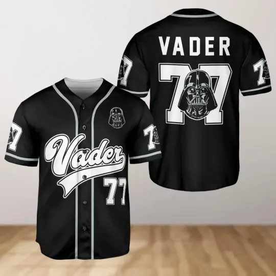 Discover Custom Disneyyy Starr Warss Shirt Darthh Vaderr Baseball Jersey Starr Warss Day Shirt St