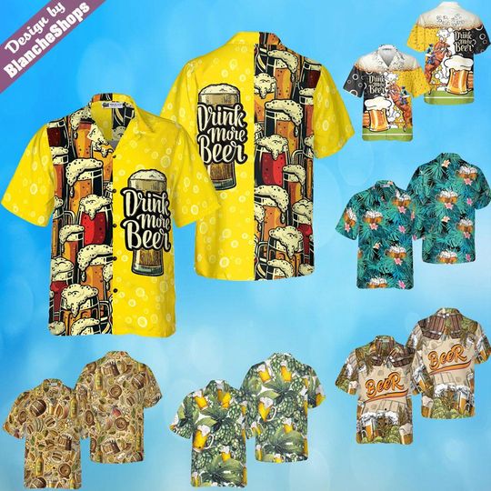 Discover More Beer Hawaiian Shirt, Summer Beach Party Gift, Drink More Beer Shirt