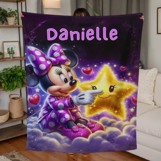 Discover MM Cozy Custom Name Super Soft Plush Mink Touch Fleece Blanket