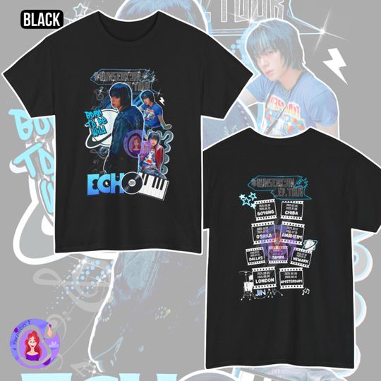 Discover JIN RUNSEOKJIN TOUR Concert Shirt, Jin Shirt Seokjin Tshirt, Kpop Merch Jin Echo, I Purple You Borahae Gift for Army