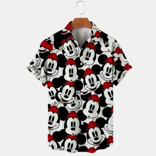 Discover Mickeyy mouse Face Disneyyy Hawaiian Shirt