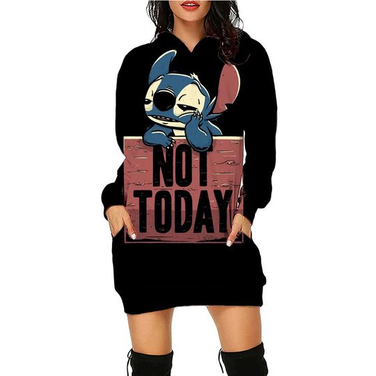 Discover Disneyyy's Stitchh  Women Hoodie Dresses