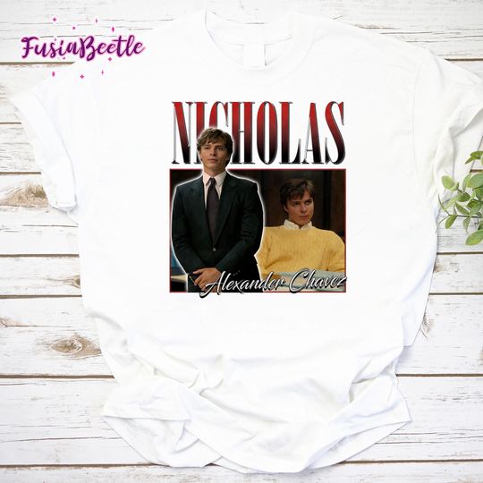 Discover Nicholas Chavez Retro Shirt, American Actor Shirt, Spencer Cassadine, Emmy Award Shirt, Drama Series Monsters, Nicholas Fans