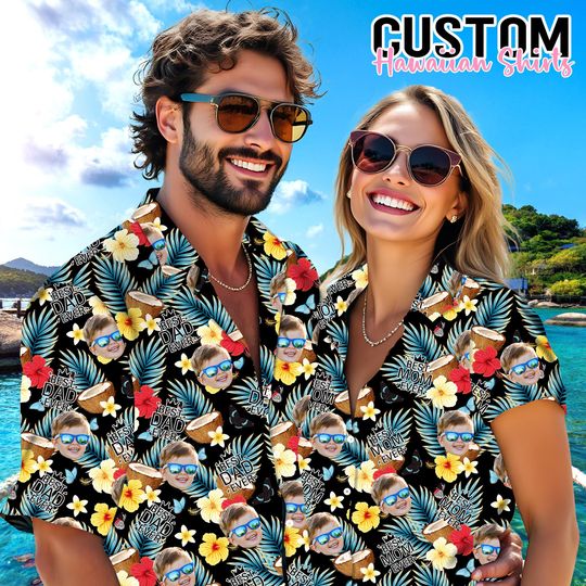 Discover Custom Photos Hawaii Shirt,Personalized Best Mom Ever Shirt