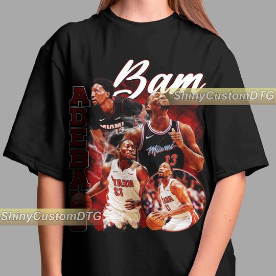 Discover Bam Adebayo Shirt, Basketball Sport Tshirt