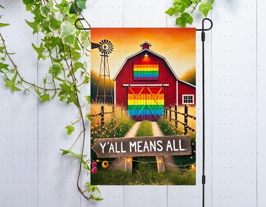 Discover Pride Garden Flag  Design Yard Flag Decor