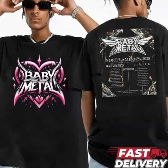 Discover Babymetal North American 2025 Tour T-Shirt
