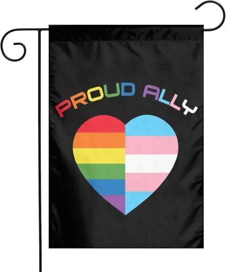 Discover Pride Month LGBTQ Gay Pride Ally Garden Flag Double Sided Banner Flags Welcome D
