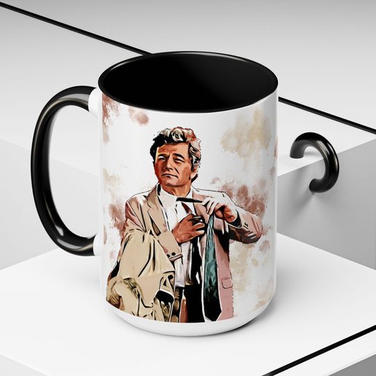 Discover Columbo Just One More Thing Mug | Nostalgic for past era | Gift for Coffee lover | TV detective