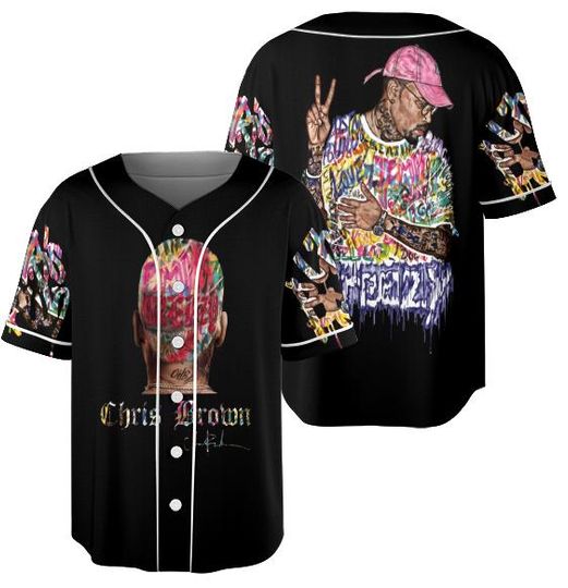 Discover Chris Brown Breezy Bowl XX Tour Jersey, Chris Brown Fan Jersey