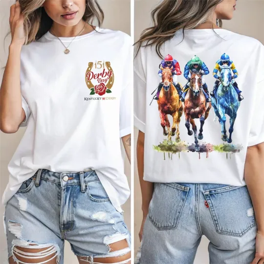 Discover Kentucky Derby Race 2 Sided Shirt, 151st Run For Roses Shirt, Horse Derby Lover