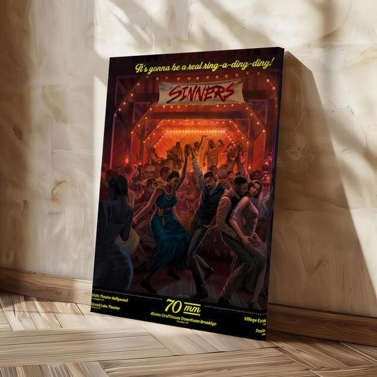 Discover PHYSICAL POSTER - Sinners Movie Poster, Room Decor, Wall Art