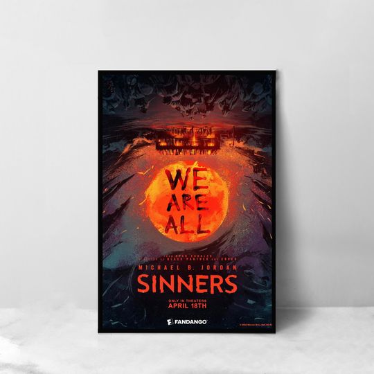 Discover Sinners Movie Poster - High Quality Canvas Art Print - Room Decoration - Art Poster For Gift
