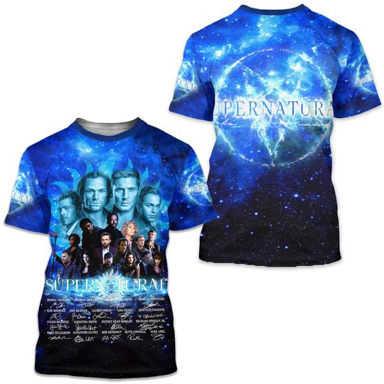 Discover Supernatural  3D Apparels, Supernatural 3D Tshirt
