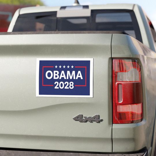 Discover OBAMA 2028 Car Magnet