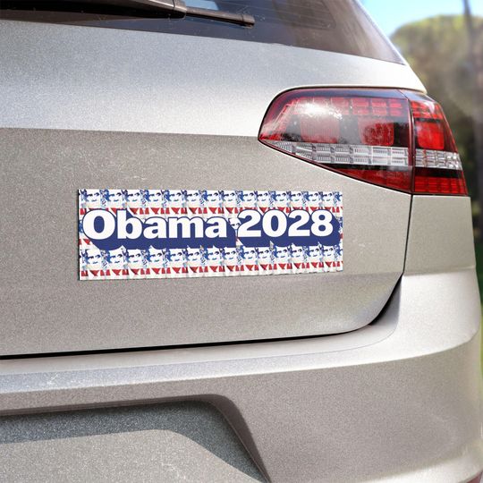 Discover Obama 2028 Car Magnet | Michelle Obama | Are We Great Yet | Antirepublican
