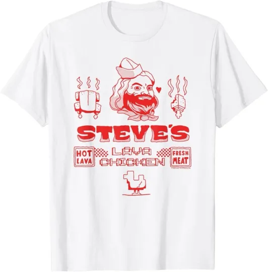 Discover Steves Lava Chicken Restaurant Shirt, Minecraft Movie Shirt