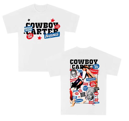 Discover Singer Beyonce Cowboy Carter Tour 2025 T Shirt