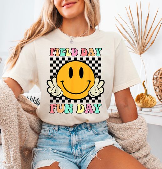Discover Field Day Fun Day Shirt, Spring Teacher T-Shirt, Schools Field Day Tee