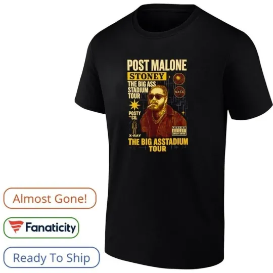 Discover Post Malone Stoney Big Ass Stadium Tour shirt