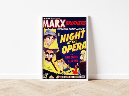 Discover Marx Brothers Poster, Home Decor, Classic Movie Memorabilia, Gift for Fans