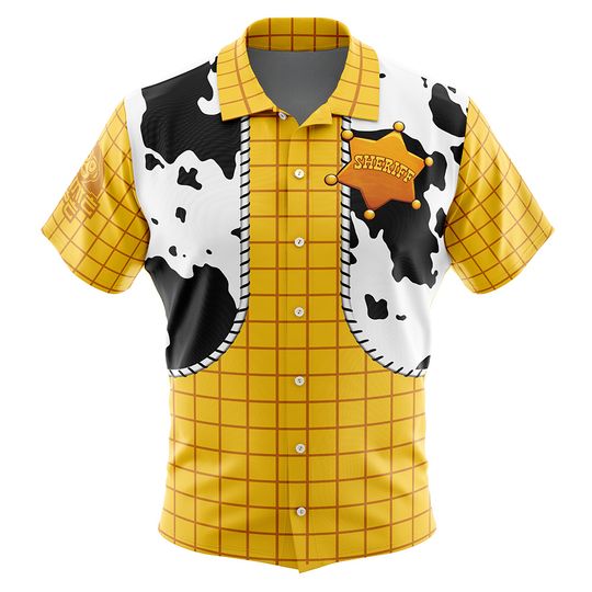 Discover Woodyy toy stories Button Up Hawaiian Shirt