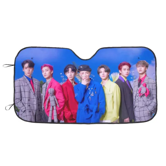 Discover Ateez Aniteez Car Windshield Sun Shade - Car sun visor - Car sun blocker