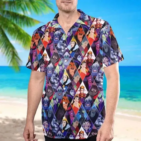 Discover Villain Characters Hawaiian Shirt