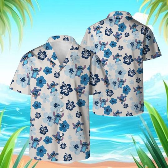 Discover Stitchh Hawaiian Shirt, Lilo and Stitchh Summer Beach Hawaii
