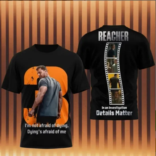 Discover Jack Reacher Series  3D T-Shirt