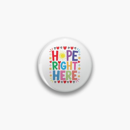 Discover Bts jhope Hobi Hope Right Here Pin Button, Kpop Fan Gift