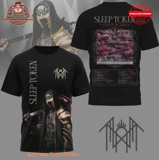 Discover Sleep T0ken Even In Arcadia 2025 Tour Shirt Gift for Friend