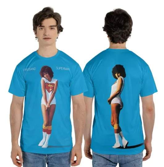 Discover Barbra Streisand Superman Album Cover  3D T-Shirt
