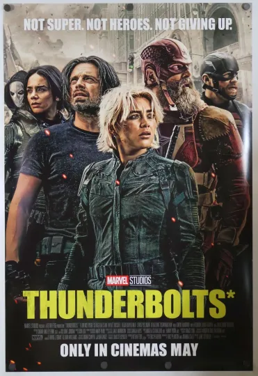Discover Thunderbolts original DS movie poster INTL Final D/S 27x40 2025 Florence Pugh