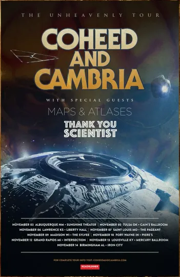 Discover Coheed And Cambria Poster, Rock Band Poster