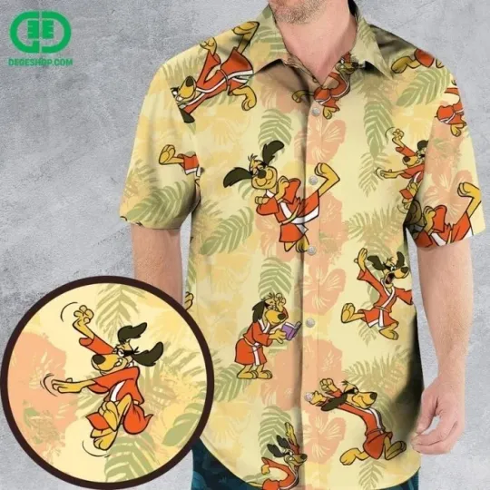 Discover Kung Fu Dog Hong Kong Phooey Hawaiian Shirt Button Down Unisex Adults Outfit