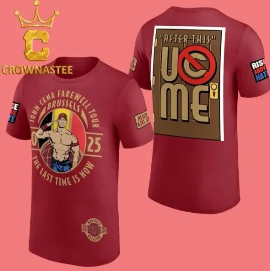 Discover Jo Cen Brussels Farewell Tour 2025 Wrestling Entertainment The Last Time Is Now 3D T-Shirt