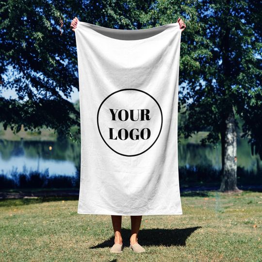 Discover Custom Logo Beach Towel,Company Logo Pool Towel,Employee Towel Gifts