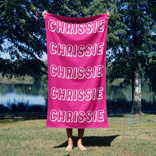 Discover Custom Name Beach Towel, Pool Towel, Beach Towel For Adults Couples Men Women