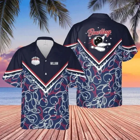 Discover Personalized Bowling Hawaiian Shirt With Name