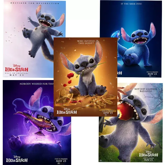 Discover Disneyyy Lilo & Stitchh Movie Posters  2025 Movie